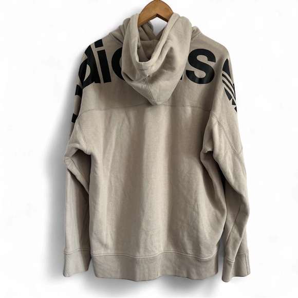 Adidas Men's Beige Hoodie - Picture 2 of 2
